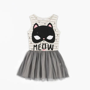 Tienda en Línea de Ropa Infantil China, Vestidos de Moda para Niñas, Vestido de Princesa con Tutú de Gato para Bebés - Product Image 3
