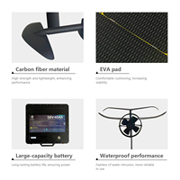 Batterie électrique haute qualité au carbone 58AH pour planche de surf, sports nautiques, assistance au surf, recharge pour planche hydrofoil Efoil