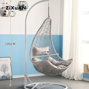 Cojín grueso para cesta colgante, cojín grande para silla <span class=keywords><strong>hamaca</strong></span>, cojín para sofá huevo, cojín para asiento de columpio, almohada de respaldo para silla colgante - Product Image 2