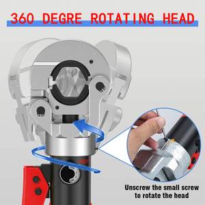 Alat Crimping Pipa Tembaga Hidrolik untuk Perawatan dan Perbaikan Pipa, JAW CRIMPING YANG DAPAT DIGANTI 1/<span class=keywords><strong>2</strong></span>", <span class=keywords><strong>3</strong></span>/4", 1\" - Product Image 5