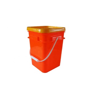 Secchi Quadrati in Plastica Prodotti in Cina, 5 Galloni, Grado Alimentare, Qualità Superiore in Bianco, Nero, Rosso, Giallo - Fusti, Secchi e Barili - Product Image 2