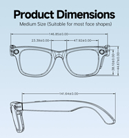 Lunettes de soleil intelligentes avec caméra 13MP, traduction IA en temps réel, batterie 290mAh, changement de couleur automatique, lunettes intelligentes pour hommes en matériau TR