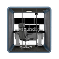 Soundbox insonorisé cabine de musique bureau privé dosettes de réunion insonorisé isolation phonique cabine de piano acoustique