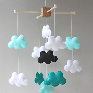 โมบายผ้าสักหลาดปรับแต่งได้สำหรับเด็กทารกของเล่นแบบ Boho สำหรับตกแต่งสถานรับเลี้ยงเด็ก - Product Image 2