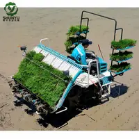 China kubota 4 filas manual plantación de arroz paddy transplanter