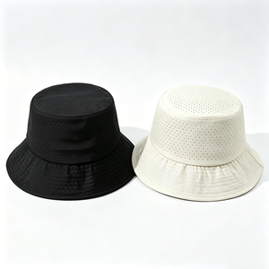 Breathable Perforated Unisex Bucket <b>Hat</b> UPF 50+ <b>Sun</b> Protection Lightweight Quick-Dry Canvas Fabric for Outdoor Hiking & Fishing - Product Image 6