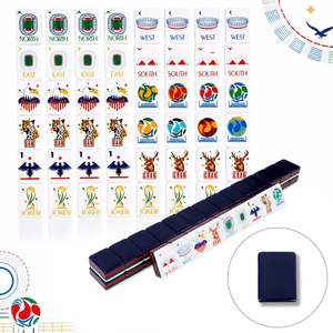 Mahjong américain sur le thème de la <span class=keywords><strong>Coupe</strong></span> <span class=keywords><strong>du</strong></span> <span class=keywords><strong>Monde</strong></span> de football 2026 États-Unis Canada Mexique, personnalisé, très demandé, <span class=keywords><strong>jeu</strong></span> de 160 jetons en acrylique à quatre couches, 160 RMB - Product Image 5