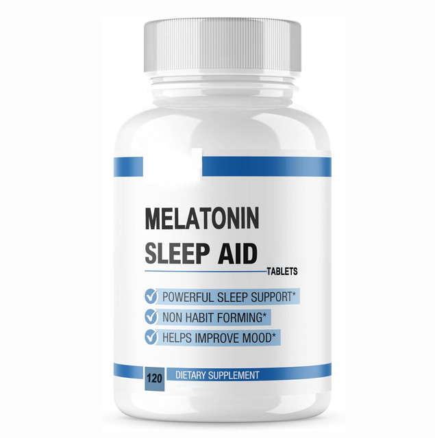 Available Melatonin 10mg Tablets Sleep Aid Support Supplement Helps Restful Sleep and Relaxation Sleeping Pills