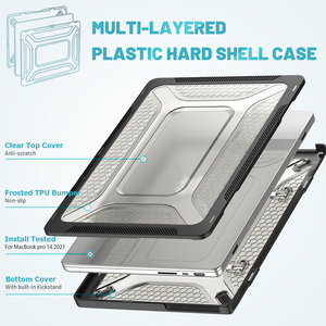 Coque transparente personnalisée en gros OEM ODM pour ordinateur portable PC dur antichoc couvre Chromebook pour <span class=keywords><strong>Macbook</strong></span> <span class=keywords><strong>Pro</strong></span> <span class=keywords><strong>13</strong></span> 14 16 Air <span class=keywords><strong>13</strong></span> - Product Image 3