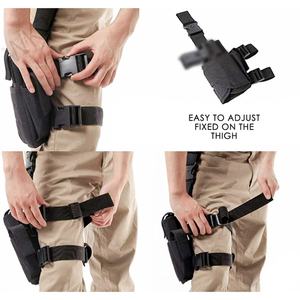 Universal Left Right Hand Gun Holster Tactical Tornado Drop Leg Thigh Holsters Hunting Handgun Holder Bag Accessories - Product Image 5
