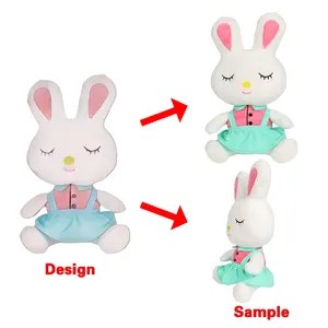 高卡通品质定制毛绒动物玩具定制可爱兔子玩具