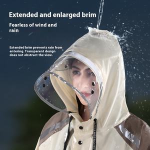 Traje Impermeable de EVA para <span class=keywords><strong>Mujer</strong></span>, Ligero, Plegable, para Ciclismo, Scooter Eléctrico, Uso Individual para Adultos, para Exteriores - Product Image 4