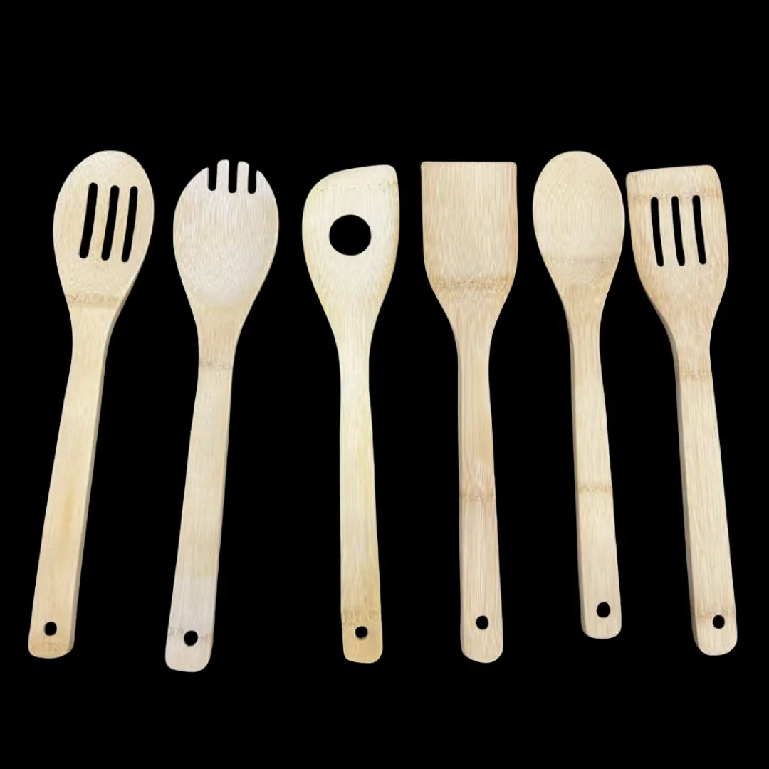 2023 Best Selling Kitchen Accessories Eco-friendly Kitchenware Cooking New Shovel Bamboo Spatula kitchen Utensil Set