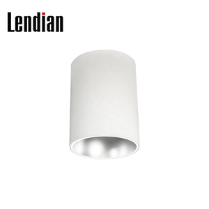 Saa CE approvato standard australiano nero può illuminare alluminio cob cilindro regolabile rotondo 12w led montaggio superficiale downlight spot - Product Image 3