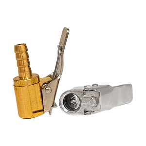 Brass Open Flow Straight Locking <b>Wheel</b> Tire Air Chuck - Product Image 4