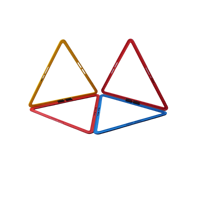 Anneaux d'agilité triangulaires en PP de haute qualité avec taille et couleur personnalisables pour l'entraînement de vitesse au football et au soccer