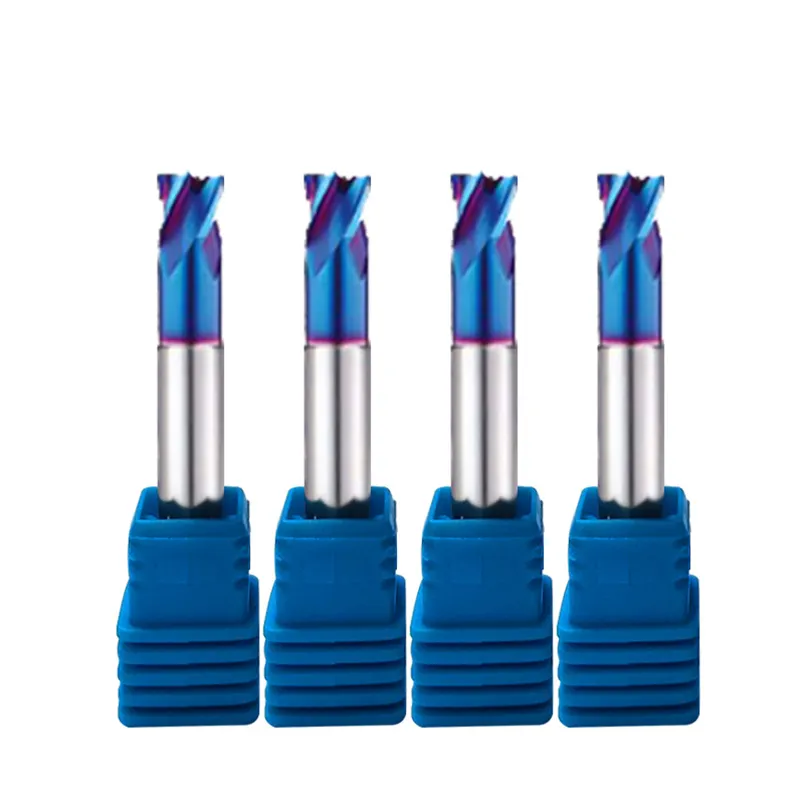 HR103 CNC corte ferramenta Carbide revestimento liso End Mill fresa de aço ferro