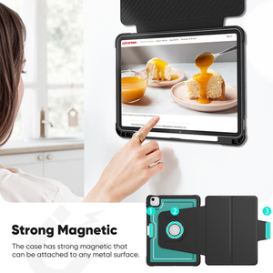 <span class=keywords><strong>IPad</strong></span> hava 11 için Kickstand ayarlamak ile PU deri Tablet kapak 2024 2025/hava <span class=keywords><strong>4</strong></span>/hava 5 vaka dahili kalemlik - Product Image 5