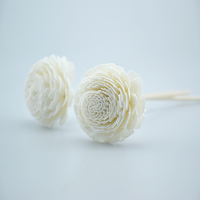 Fleur de cellulose de diffuseur de roseau de fleur en bois de sola écologique pour le parfum à la maison