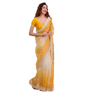 Latest Modern <b>Designer</b> Party Wear Wedding Indian Georgette Saree Work Quick Dry Wholesale Best Quality Women - Product Image 2