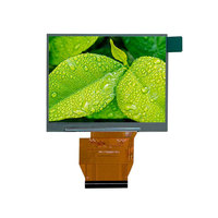 Module d'affichage LCD TFT IPS 3,5 pouces 320x240 350cd/m² RGB 54 broches FPC Écran industriel pour panneaux de commande et appareils portables