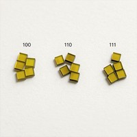 Plaques de diamant monocristallin synthétique HPHT de qualité industrielle (orientation cristalline 111) pour la recherche sur la pression (DAC)