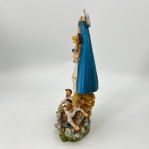 Estatua <span class=keywords><strong>de</strong></span> la Virgen María en Resina, Figura <span class=keywords><strong>de</strong></span> la Virgen María y el Niño Jesús, Artículos Religiosos, Decoración para el Hogar y la Iglesia - Product Image 2