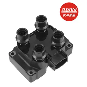 AIXIN Koil Pengapian, Performa Tinggi 12614 FD-487 FD487 untuk MOTOR Standar dan 0040100238 untuk BERU dan 11913 untuk BREMI