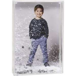 Blancs pour sublimation, cadres <span class=keywords><strong>photo</strong></span> boule de <span class=keywords><strong>neige</strong></span>, globe à <span class=keywords><strong>neige</strong></span> en plastique personnalisé avec insertion <span class=keywords><strong>photo</strong></span> - Product Image 4