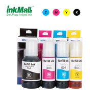 Tinta Dye Berbasis Air Ep Son Printer ET 127ml, Produk Pabrik Terlaris 001 002 003 009 504 544 untuk Desktop