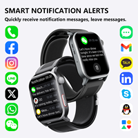 Reloj Inteligente con Pantalla Grande, Resistente al Agua IP67, con Bomba de Aire, Monitor de Presión Arterial, para Personas Mayores