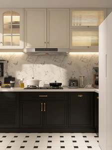 Gabinetes de Cocina Modulares de Diseño Moderno con Despensa e Isla, Venta al por Mayor - Product Image 2