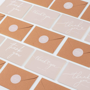 Myway <span class=keywords><strong>2025</strong></span> giá thấp 4x6in cá nhân Cảm ơn bạn Thẻ Thiết kế độc đáo đám cưới Cảm ơn bạn thẻ với phong bì cho quà tặng chúc mừng - Product Image 3