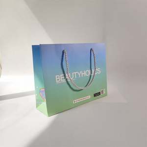 Bolsas de Embalaje para Ropa, Regalos y Compras, Impresas en Flexografía, de Papel Ecológico, Resistentes y de Alta Calidad, Personalizadas al por Mayor por KM - Product Image 1