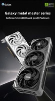 Carte graphique Galaxy GeForce RTX 5080 Metal Master Black Gold Edition OC 16 Go GDDR7 256 bits pour PC de jeu