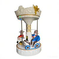 Manège à pièces d'arcade pour enfants, machine d'arcade de divertissement, fibre de verre, 2 à 6 joueurs, anglais
