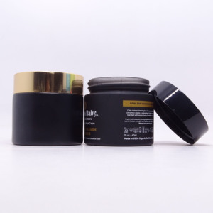 Customized 10G 15G 20G 30G 50G 100G Luxury Body Glass Jars with Screw <b>Cap</b> and Screen Printing for Face Cream and <b>Scrub</b> Filling - Product Image 5