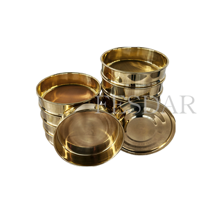 Tamis d'essai en laiton pour l'analyse de la granulométrie des particules de minerai en poudre, matériaux géologiques, tests de laboratoire ASTM - Product Image 6