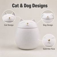 Urna Conmemorativa Moderna de Cerámica en Forma de Lágrima para Mascotas, Perros y Gatos, Proveedor de Urnas y Ataúdes Premium para Mascotas