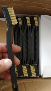 Kit de <span class=keywords><strong>nettoyage</strong></span> industriel T30 5 pièces, ensemble de brosses en acier inoxydable de haute qualité avec tige en laiton, vente en gros - Product Image 6