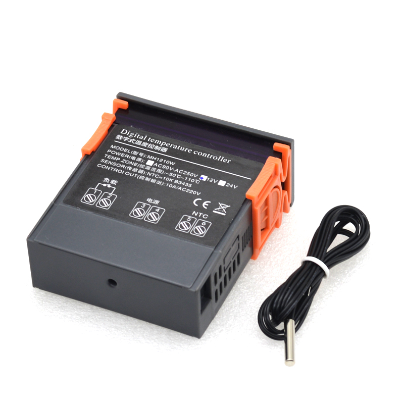 AC110V 220V thermostat adjustable temperature controller switch temperature controller thermostat MH-1210W(图4)