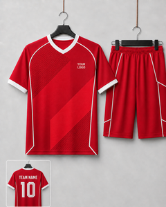 Maillot de football personnalisé respirant pour homme adulte, 100 % polyester, manches courtes, uniforme d'entraînement de football par sublimation pour équipe - Product Image 5