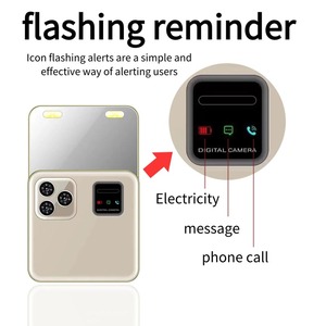 Schermo scorrevole rotante I19 Pro 2.4 per cellulari "Display 2G GSM Blacklist composizione rapida piccoli telefoni cellulari multilingue aggiornati - Product Image 2