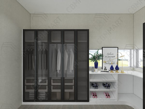 Cbmmat thiết kế miễn phí đi bộ trong tủ quần áo Mở Kệ mà không có cửa tủ quần áo phong cách hiện đại - Product Image 3