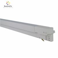 Rail lumineux linéaire avec garantie de 5 ans, système en alliage d'aluminium à intensité variable pour l'éclairage moderne du salon, de la cuisine et du bureau