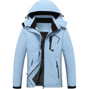 Veste de ski pour <span class=keywords><strong>femme</strong></span>, imperméable, coupe-vent, avec fermeture éclair, pour sports d'hiver, vente en gros, offre spéciale, pour la montagne, la neige, la pluie, chaude, avec capuche, pour activités de plein air - Product Image 1