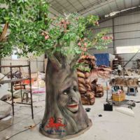 Arbre parlant mécanique pour parc d'attractions d'équipements de divertissement