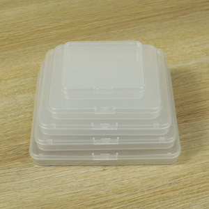Plastic Jewelry Storage <b>Box</b> Rectangular Transparent PP Small Organizer Desktop Container For Parts And Accessories - Product Image 4