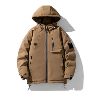 Chaqueta personalizada con logotipo, nueva colección primavera-otoño 2025, chaqueta funcional para hombre, cortavientos, impermeable, con capucha, tipo cárdigan. - Product Image 3