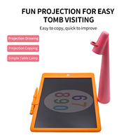 Cadeaux de Noël enfants jouets pour enfants comprenant 8 ensembles carte de Projection Projection dessin lampe de bureau